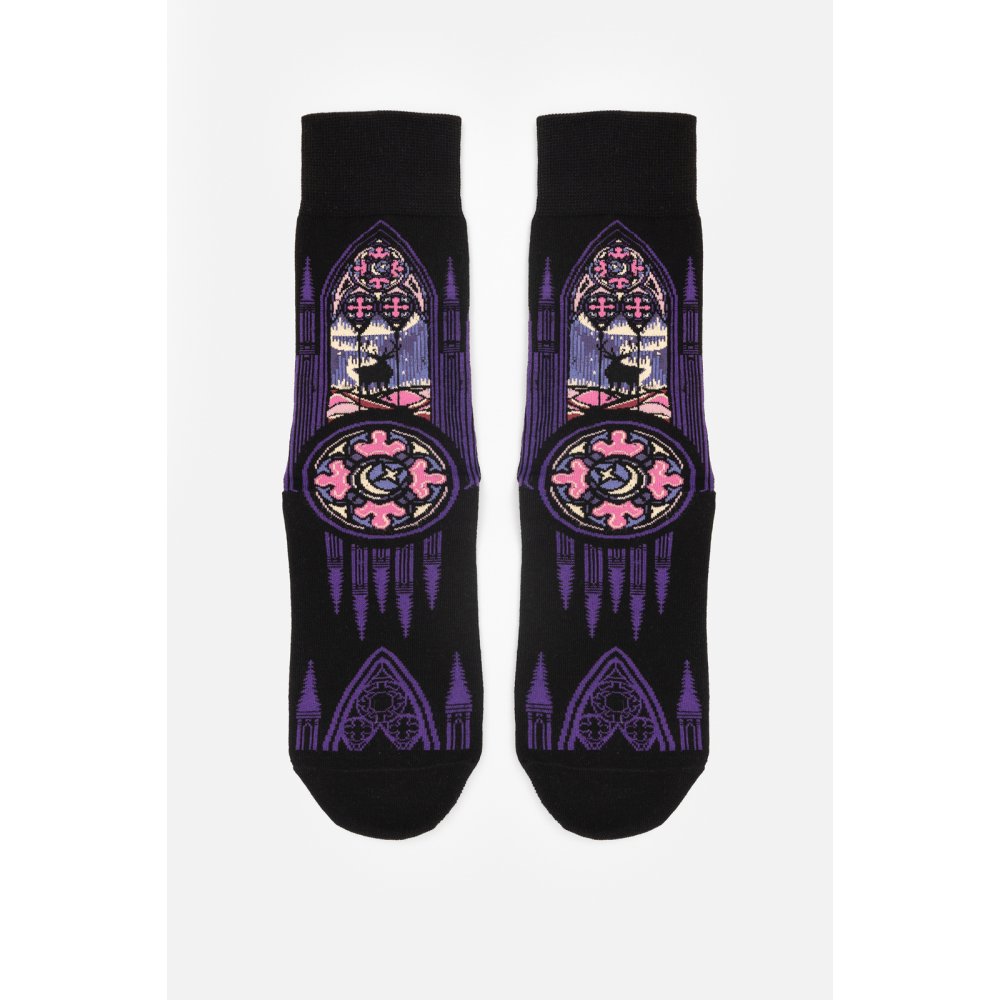 Restyle - Northern Lights Socken - Schwarz